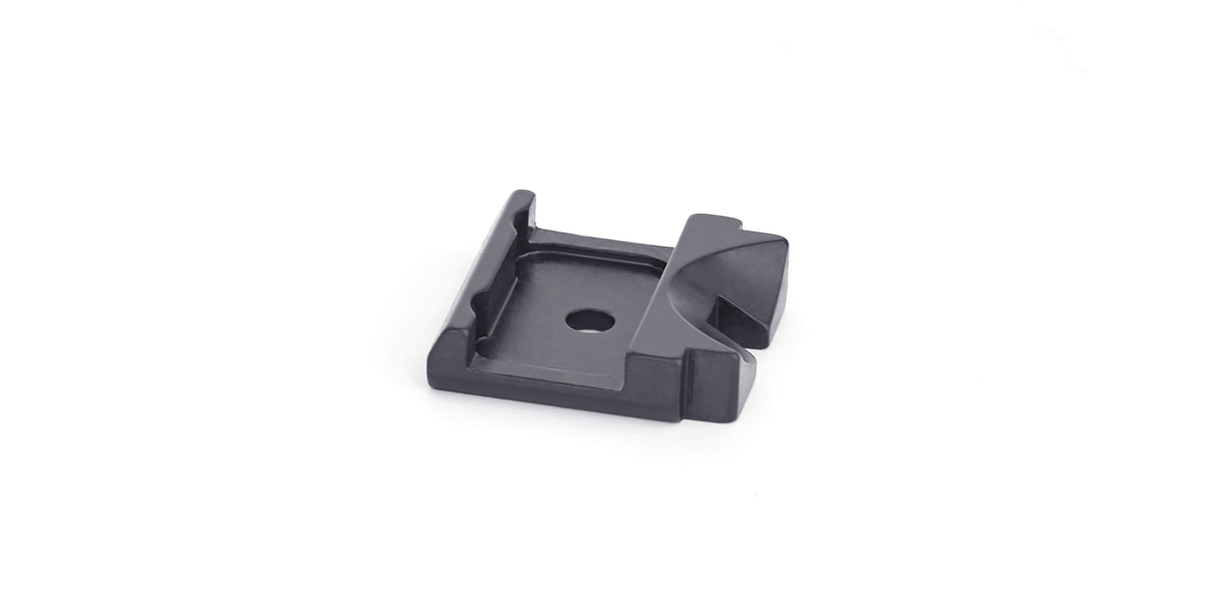 Compacte zwarte schelpdrager 20*23,8*10,4 mm voor georganiseerde opslag